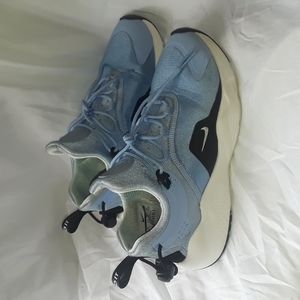 Nike Air Huarache Shoes Blue-White